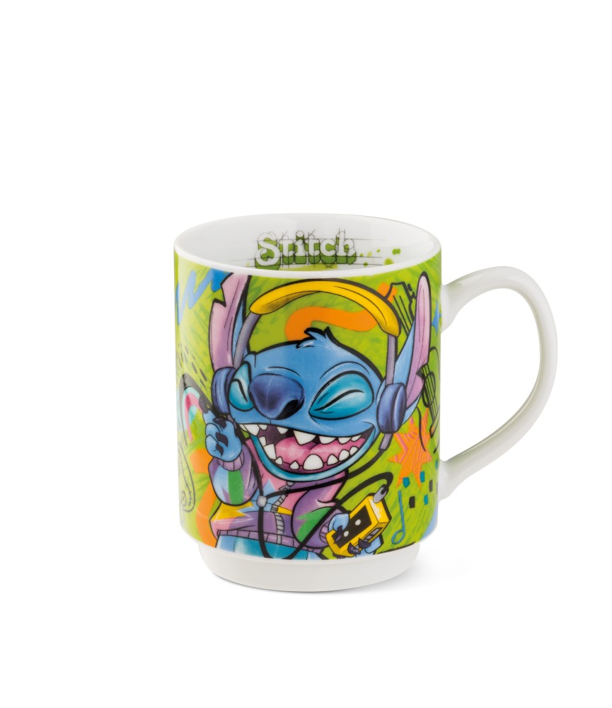 Stackable Mug Stitch 350ml Green