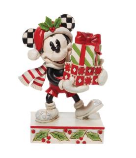 "A Season of Giving": Mickey with Stack of Presents