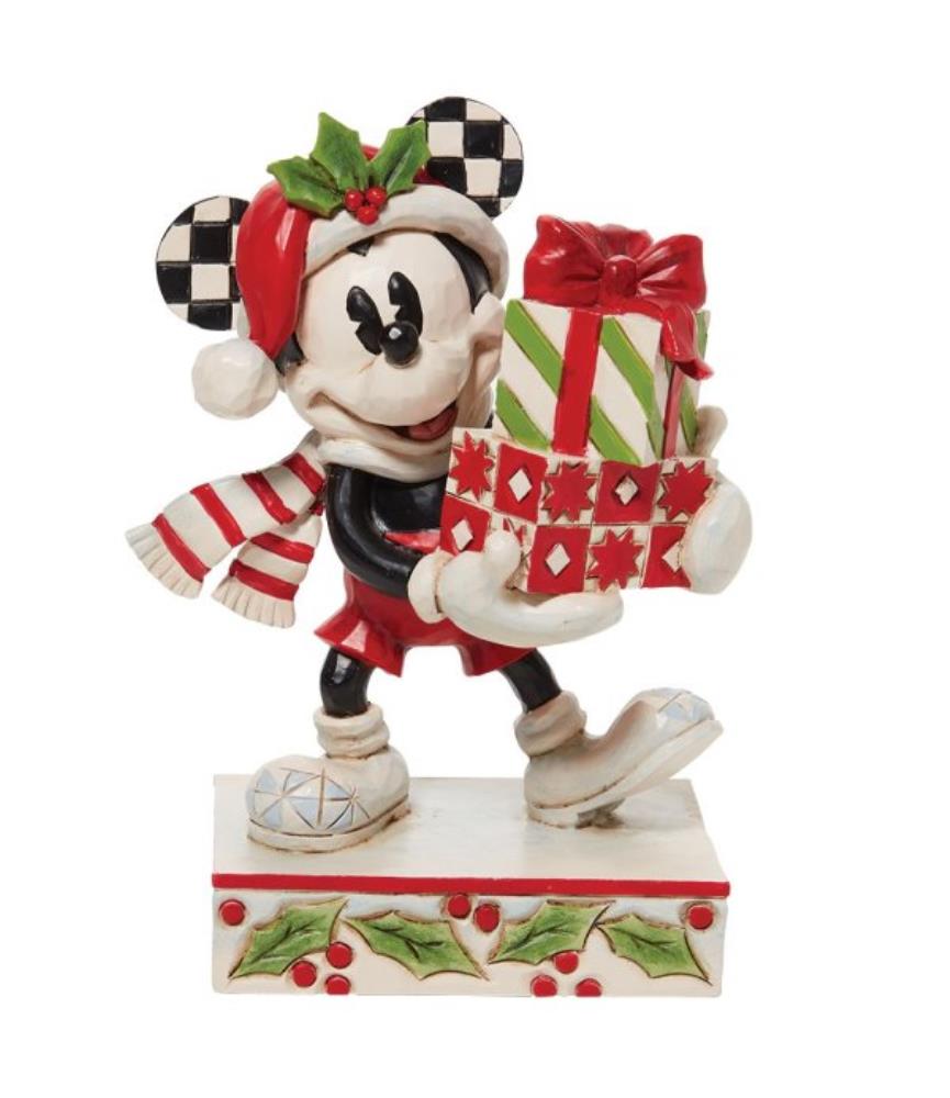 "A Season of Giving": Mickey with Stack of Presents