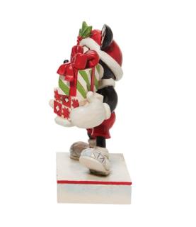 "A Season of Giving": Mickey with Stack of Presents