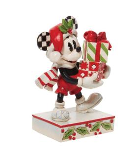 "A Season of Giving": Mickey with Stack of Presents