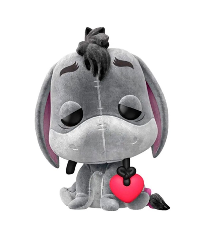 Pop! Disney: Flocked Eeyore with Heart (no1170)