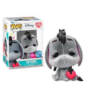Pop! Disney: Flocked Eeyore with Heart (no1170)