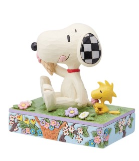 A Summertime Treat: Snoopy Eating Ice Cream