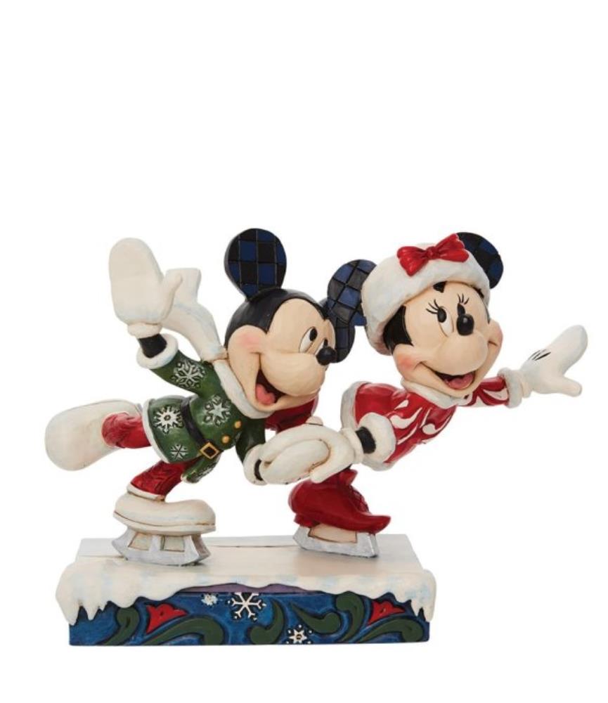 "Skating Sweethearts": Mickey and Minnie Ice Skating