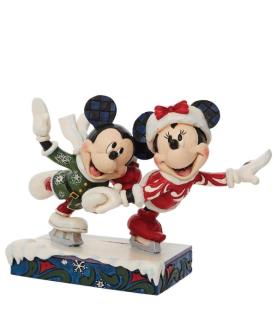 "Skating Sweethearts": Mickey and Minnie Ice Skating