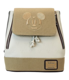 Loungefly Mini Canvas Backpack - Mickey and friends