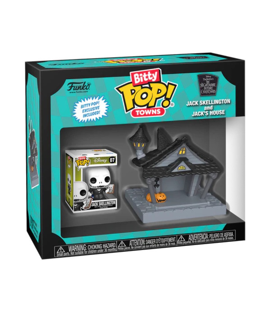 Pop! Disney: Bitty Pop Town - Jack Skellington and Jack's house