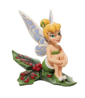 Tinkerbell Sitting in Holly Figurine