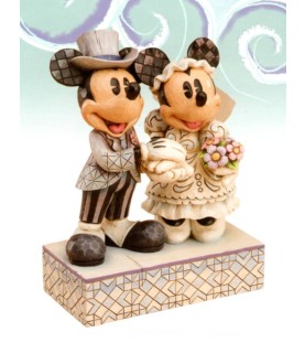 Congratulations : Mickey & Minnie cake topper