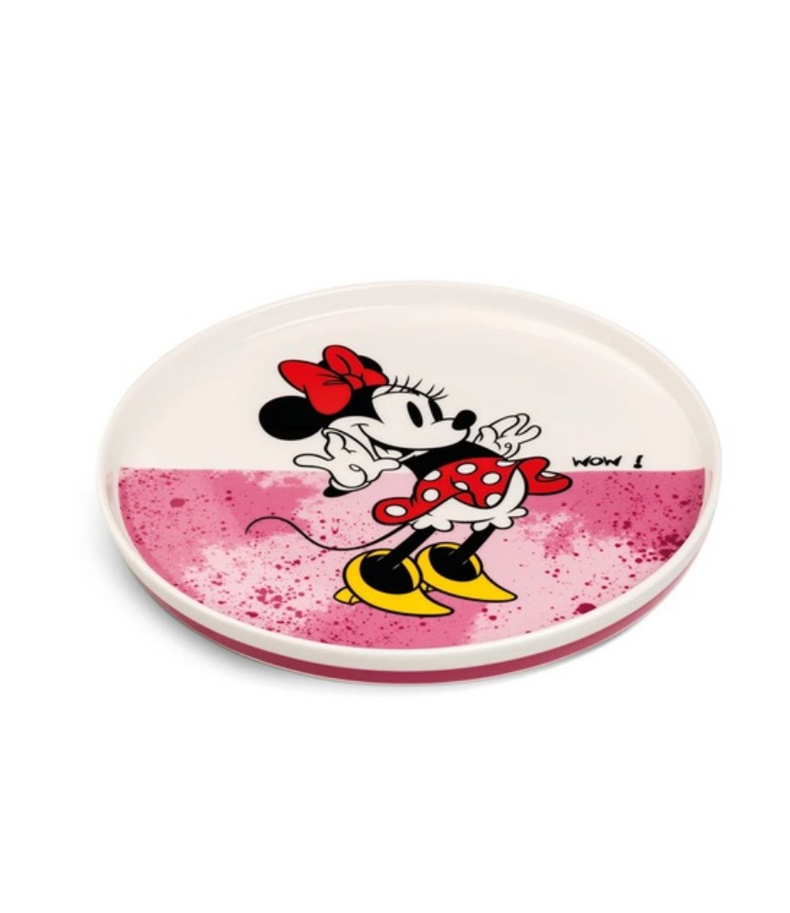 Dessert Plate Minnie Mouse 'I am' Pink