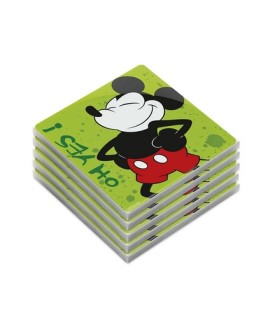 Green Coaster Mickey 'I am'
