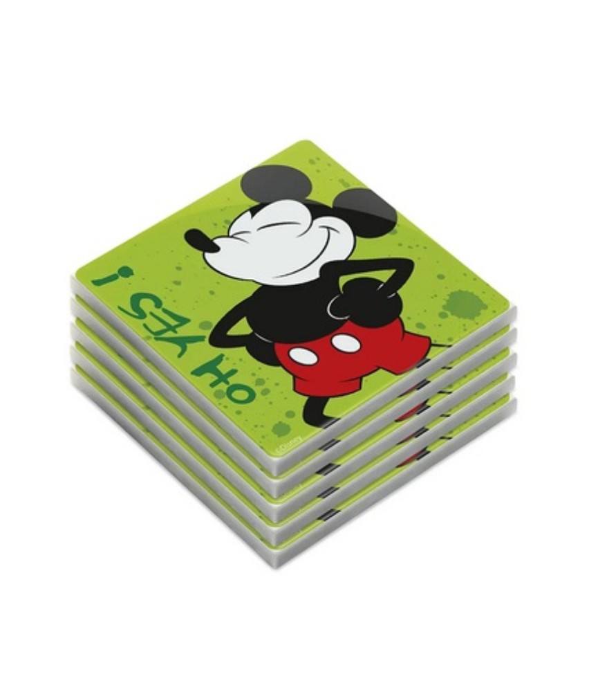 Green Coaster Mickey 'I am'
