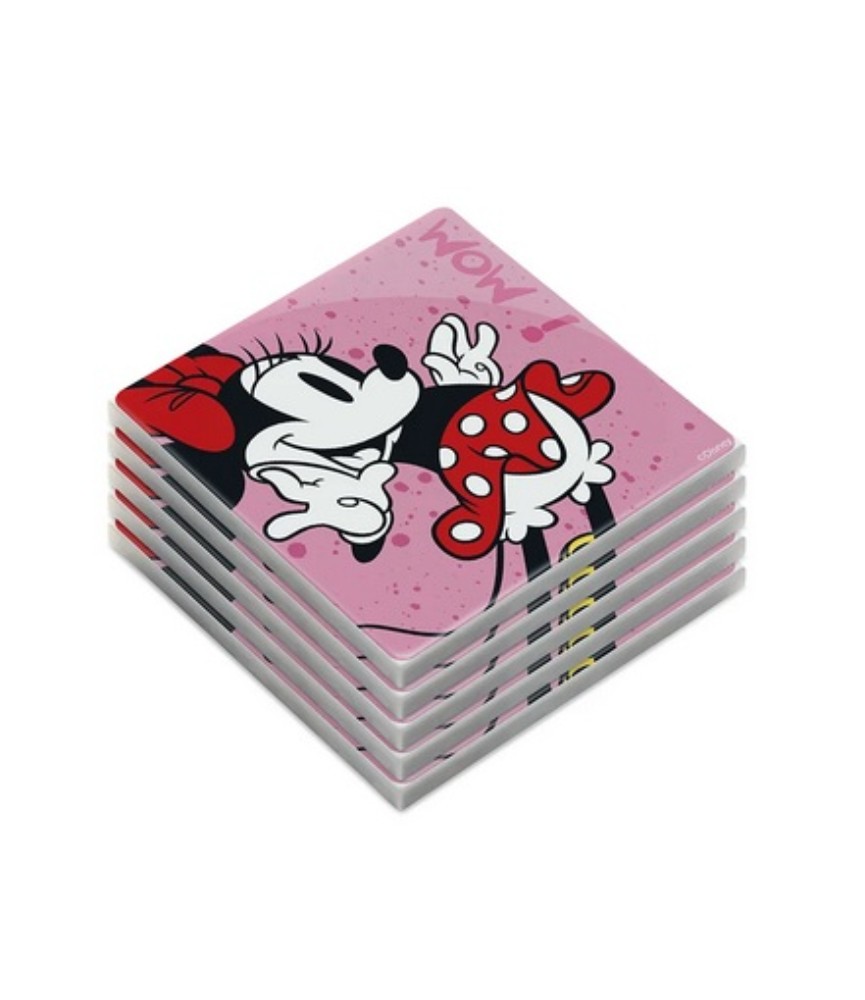 Pink Coaster Minnie 'I am'