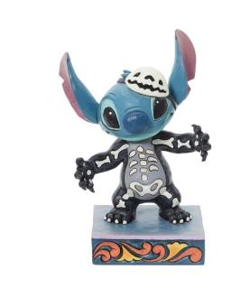 "Spooky Experiment": Stitch Skeleton (Glow in the Dark) (Signed by Jim Shore)