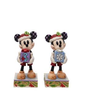 "Secret Santa": Mickey Mouse with Purple Gift Figurine