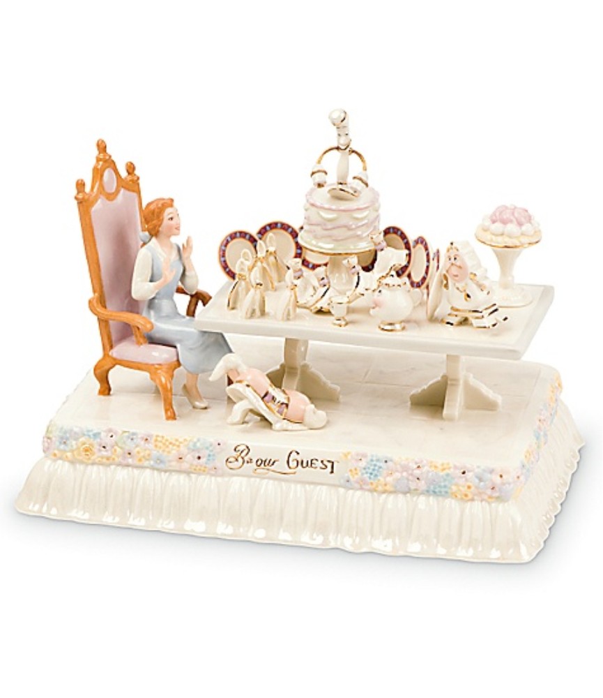 ''Presenting Your Dinner Float'' Beauty and the Beast Figurine by Lenox