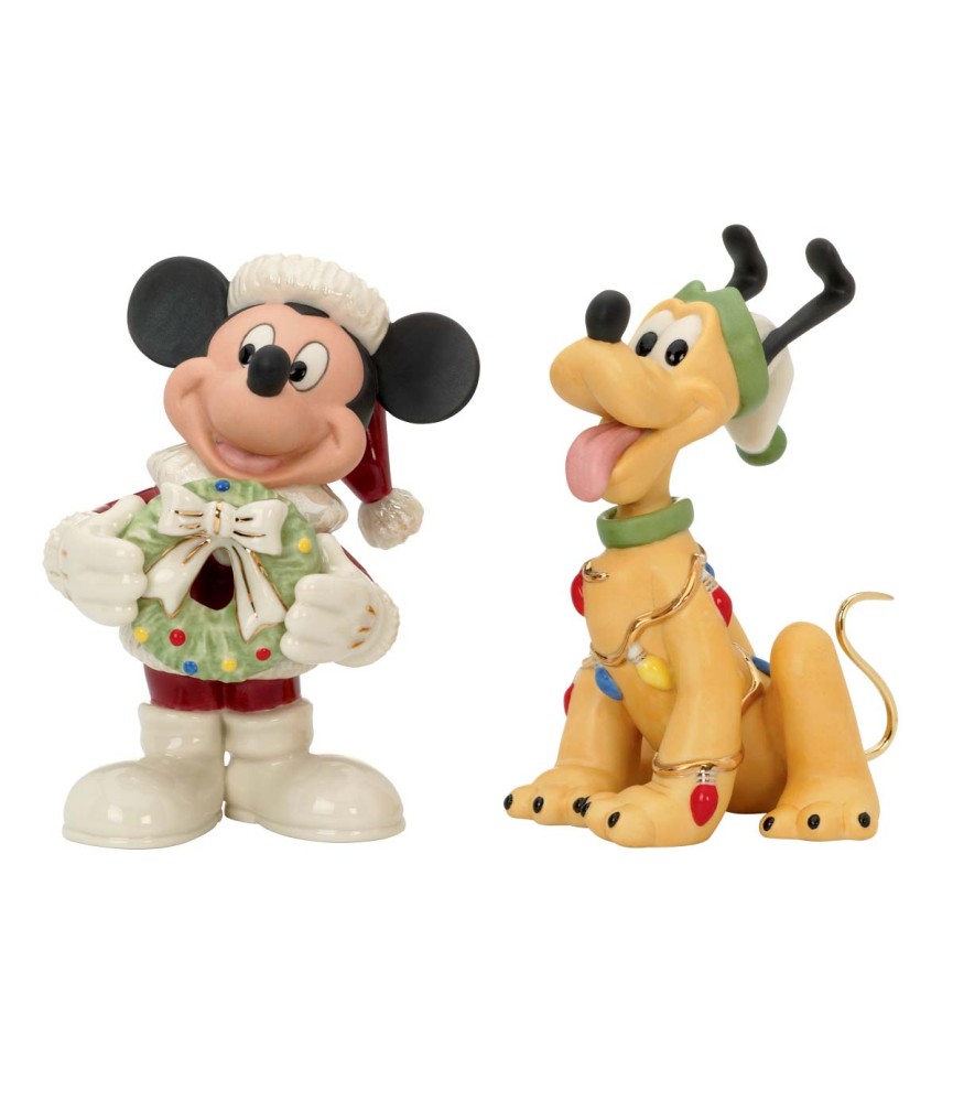 Happy Holidays from Mickey and Pluto