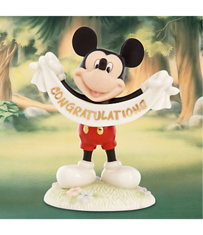 Mickey's congratulations