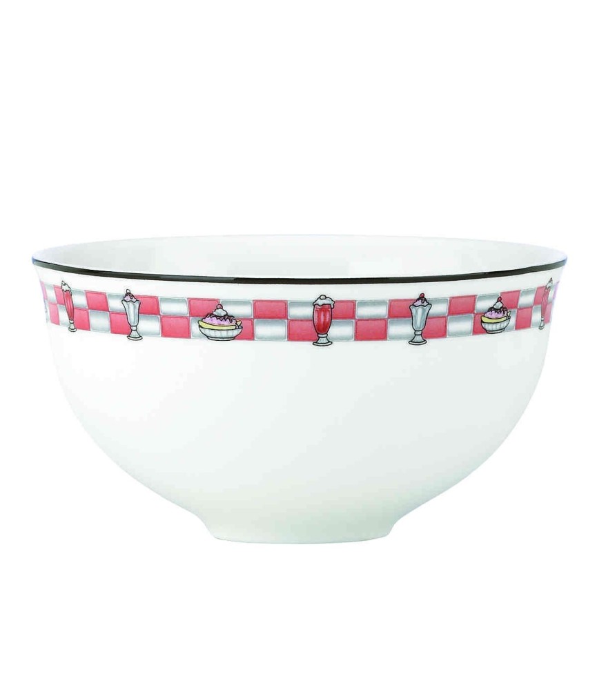 Soda shop sweethearts desert bowls (set of 4)