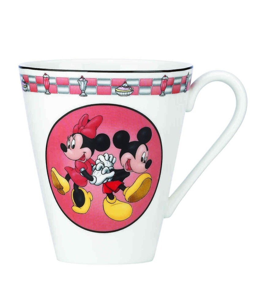 Soda shop sweethearts mugs (set of 4)