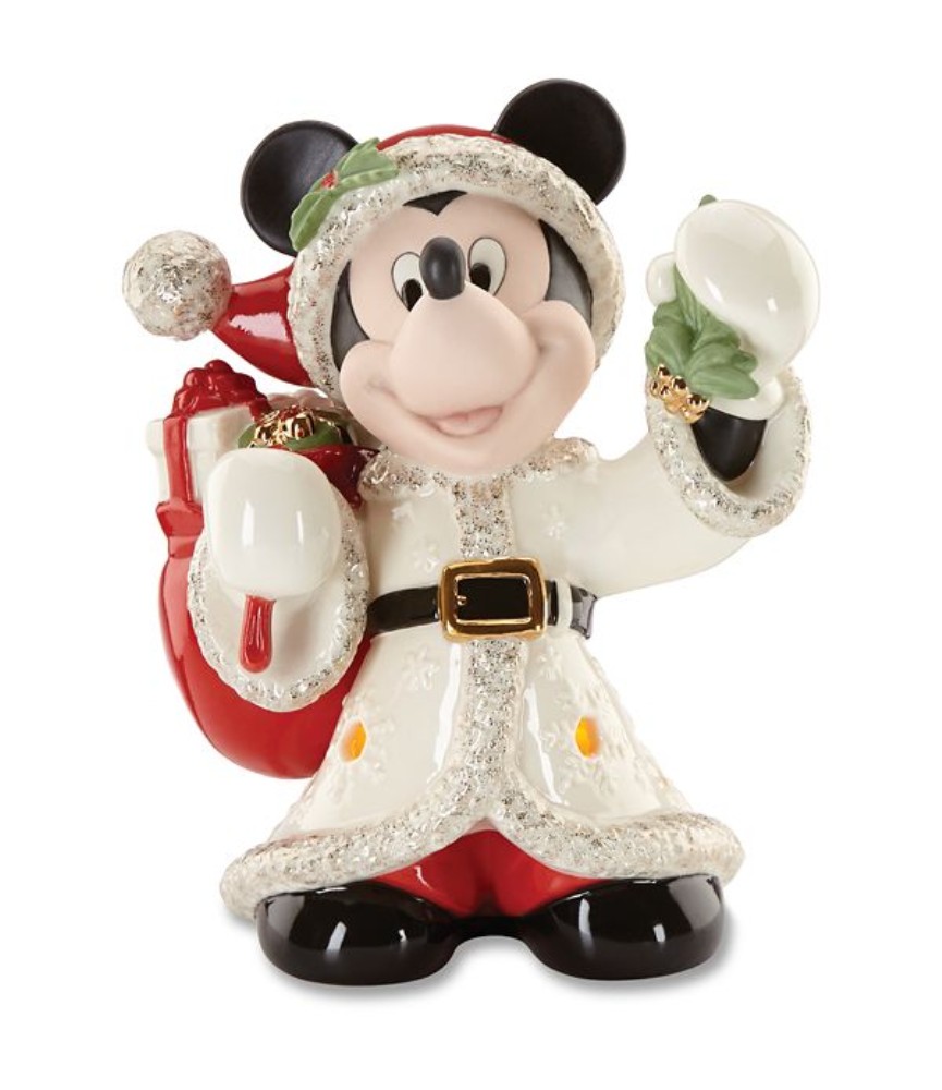 Merry Mickey Lit Figurine