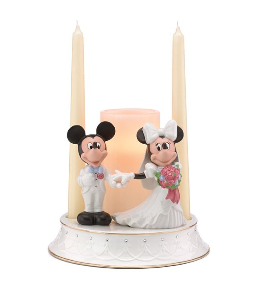Mickey & Minnie Unity candle holder