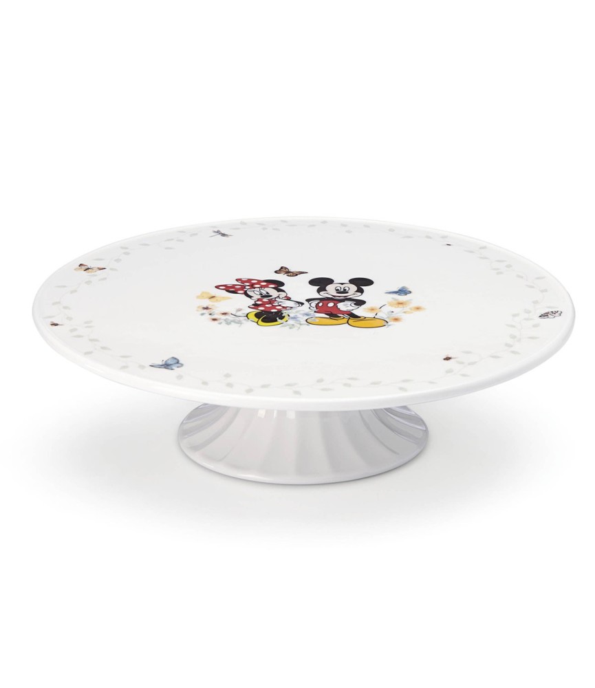 Mickey & Minnie In the Meadow Cake Plate