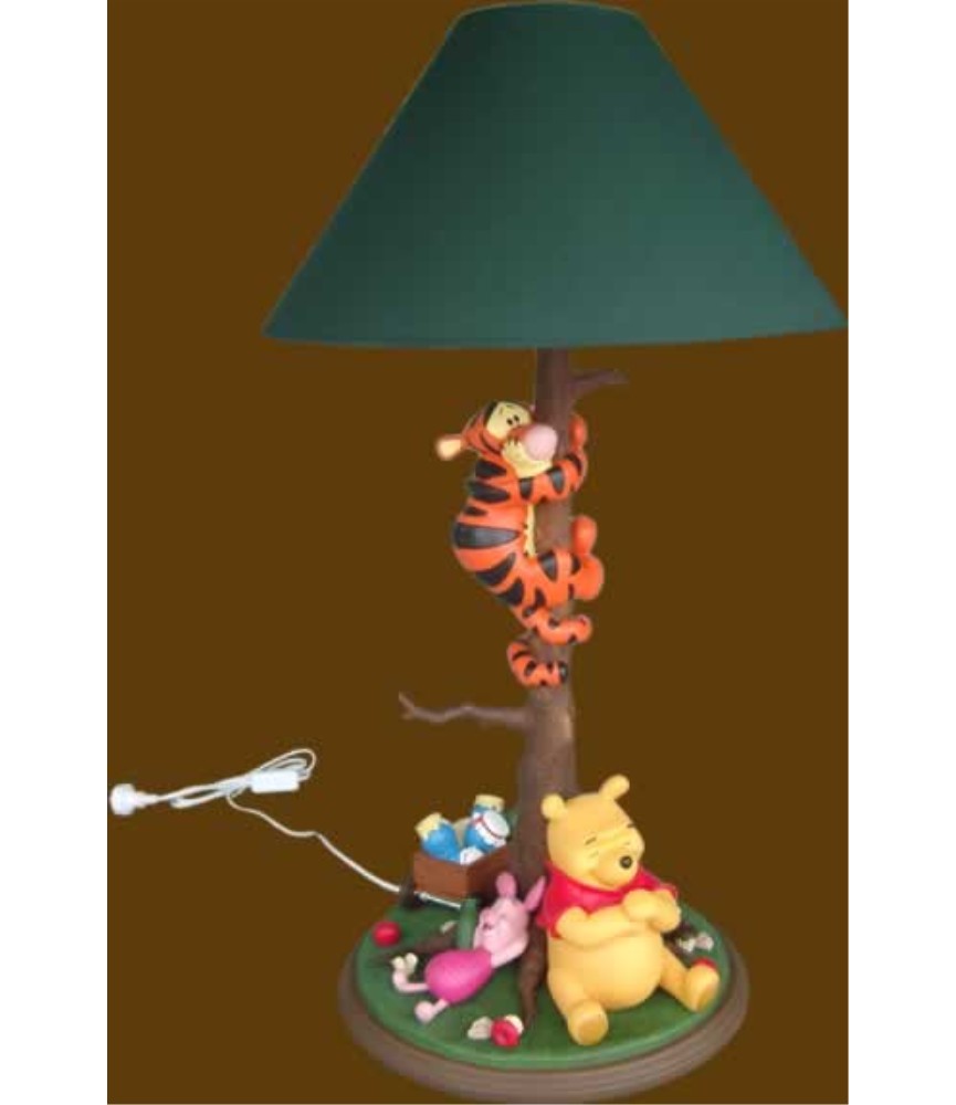 Winnie The Pooh with lamp
