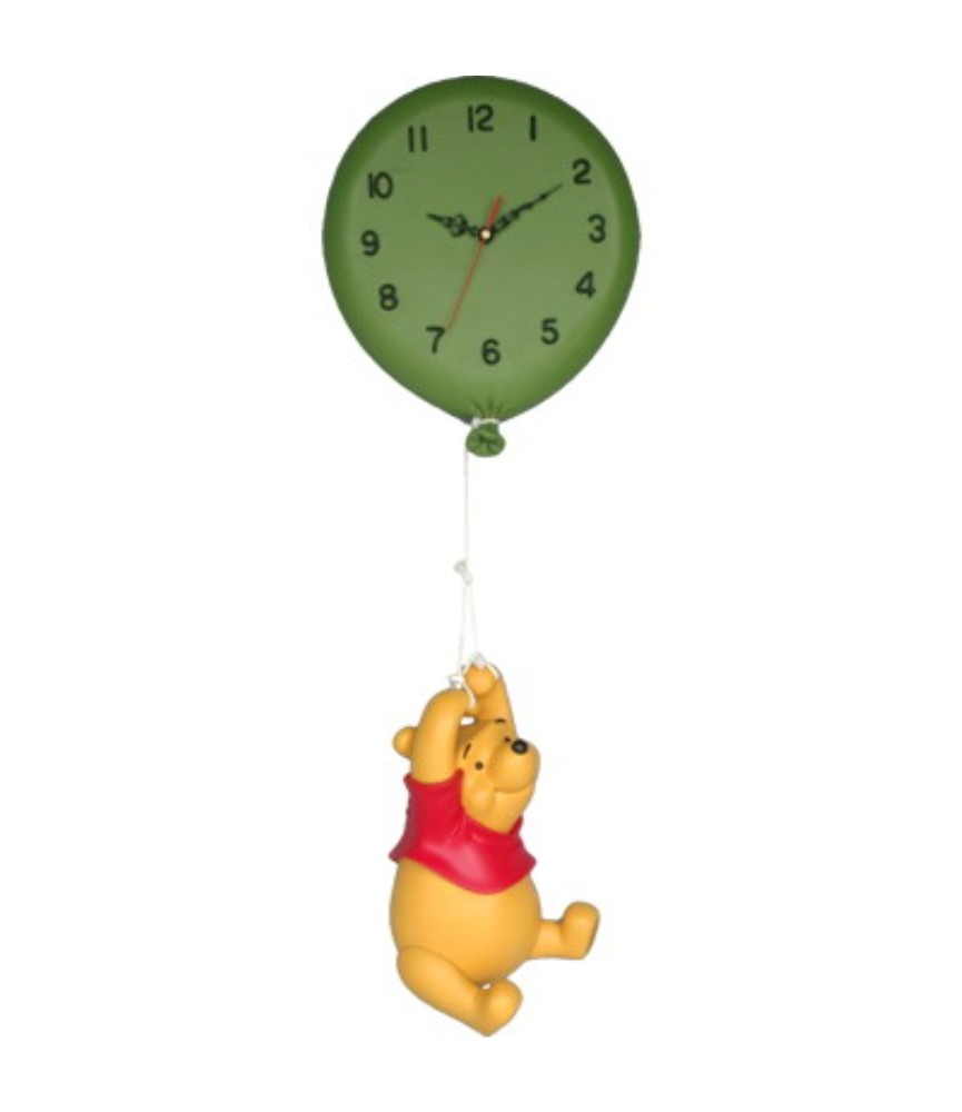 Winnie The Pooh with clock