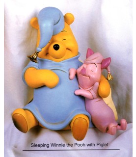 Sleeping Winnie The Pooh with Piglet