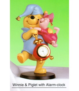 Winnie & Piglet with Alarm-Clock