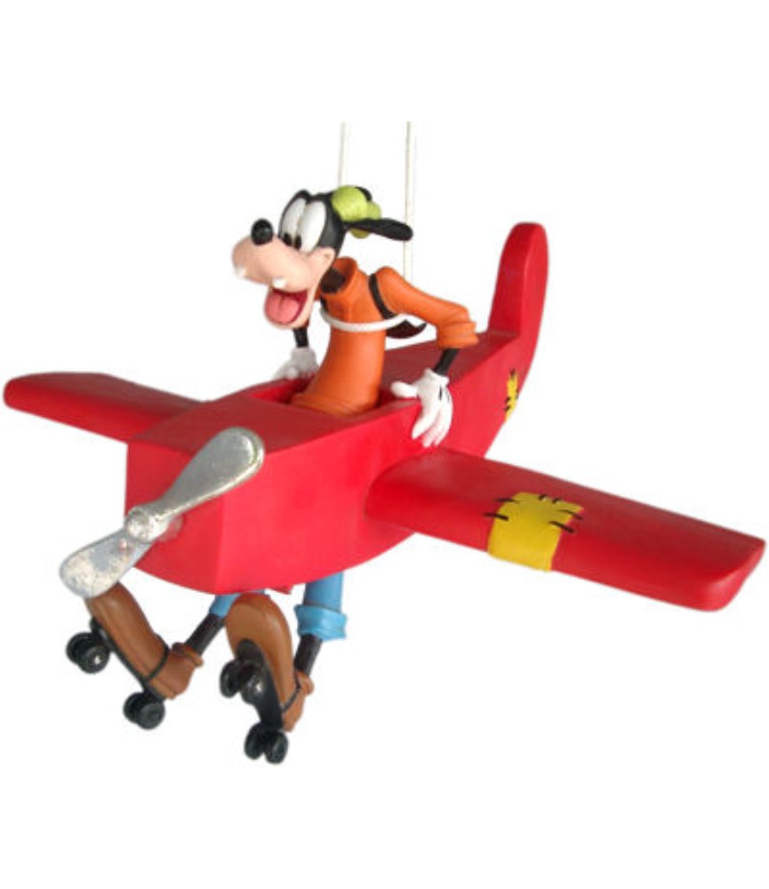 Goofy in airplane
