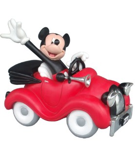Mickey in car