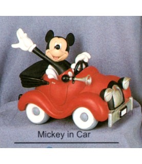 Mickey in car