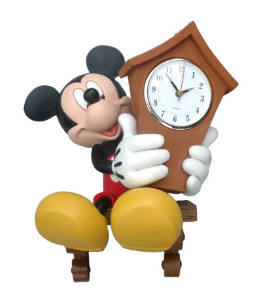 Mickey with clock