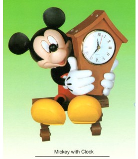 Mickey with clock