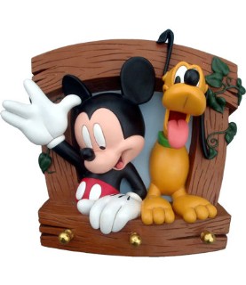 Mickey & Pluto clotheshanger