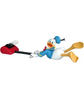 Donald with lawnmower