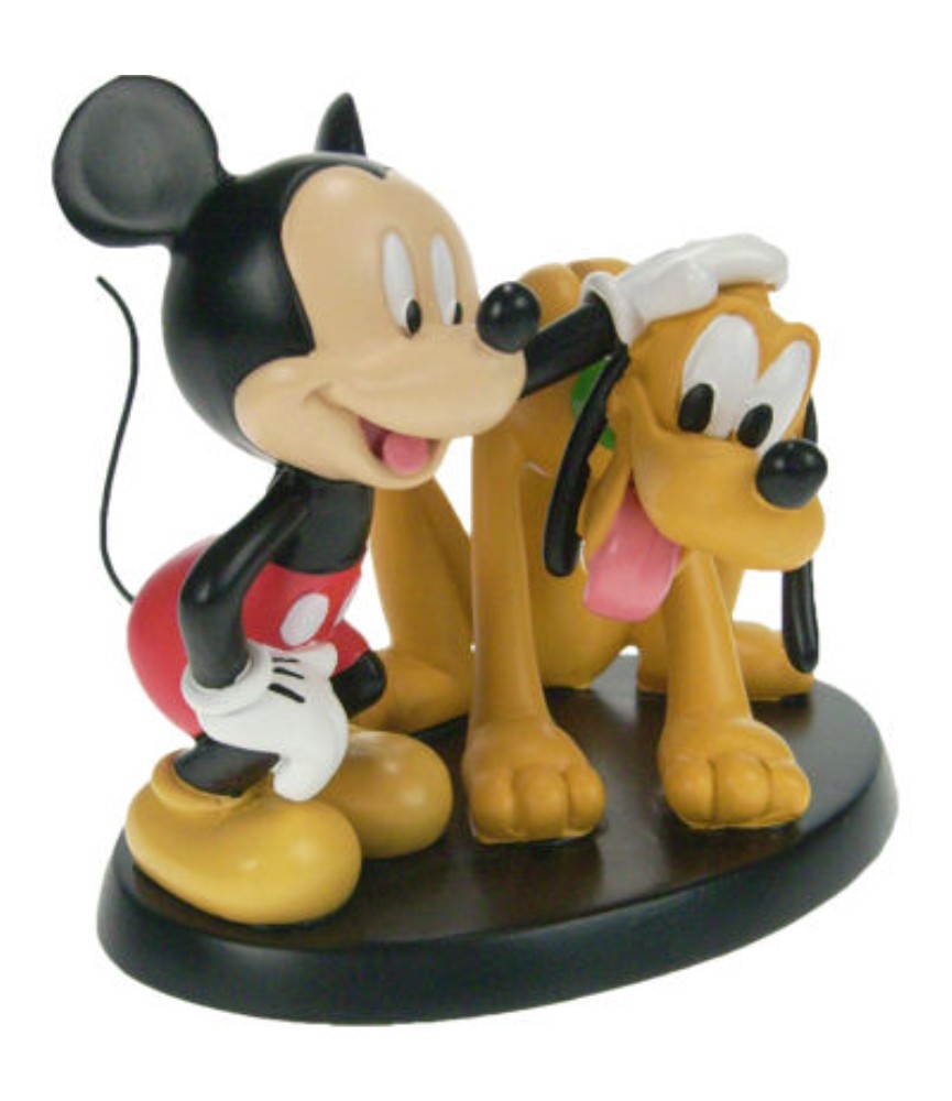 Mickey petting Pluto