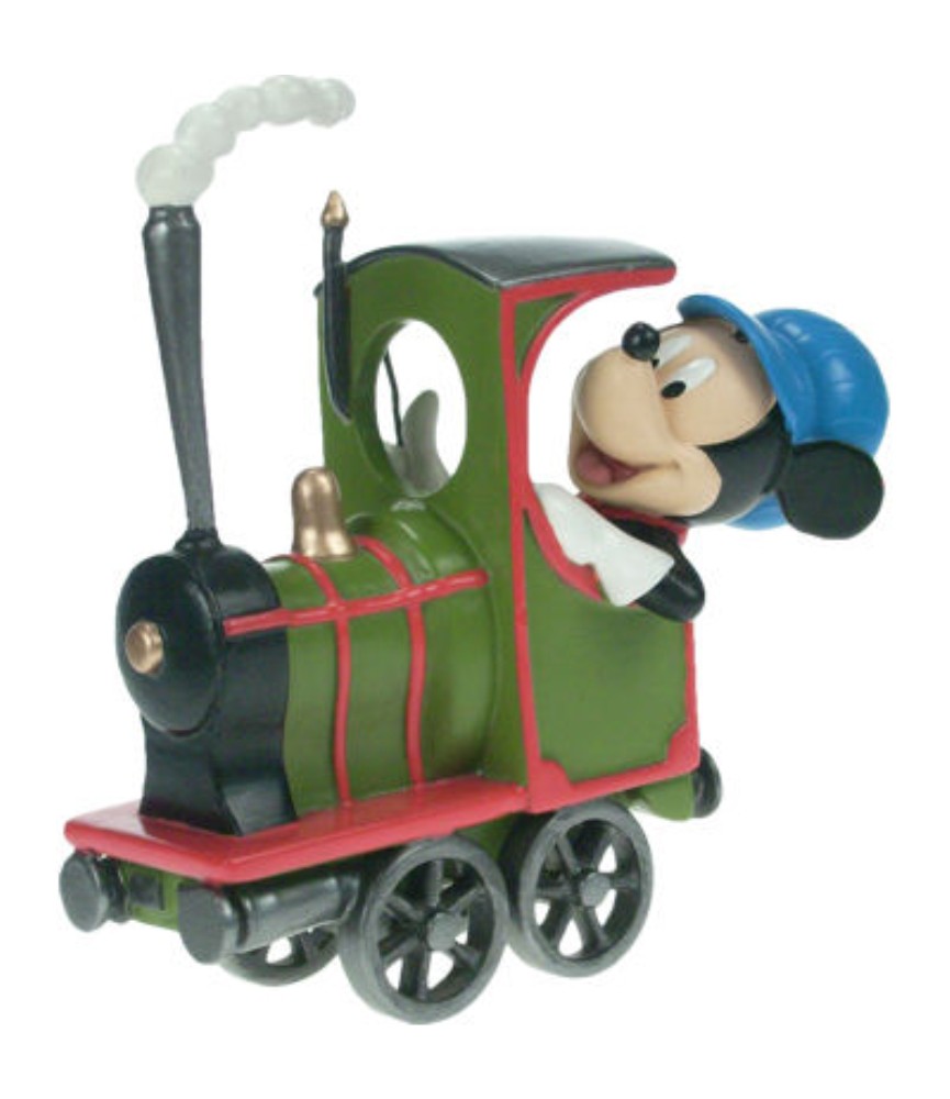 Mickey in locomotive