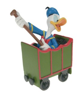 Donald in train car