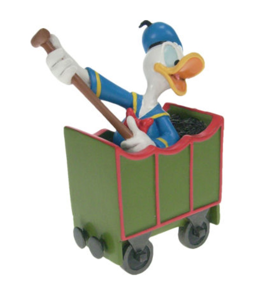 Donald in train car