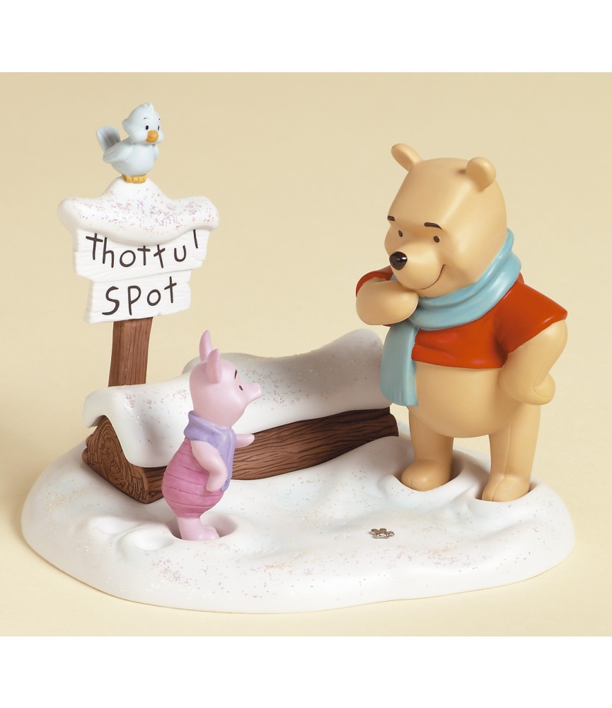 Season in the hundred acre woord (LE7500) Friendship Warms Us In WINTER Snow