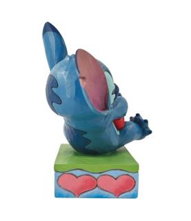 "Heart Struck": Stitch Hugging Heart