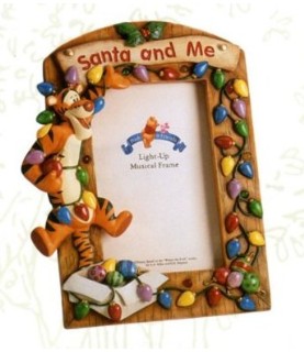 Tigger, Santa and Me light up photo frame