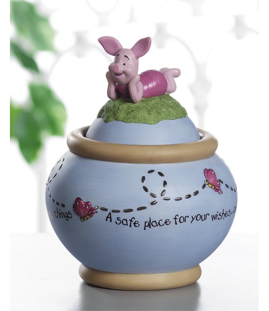 A safe place for your wishes and favorite things (piglet jar)