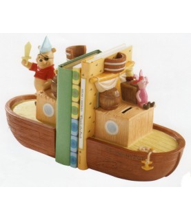 Bountiful adventures: Pooh & Piglet as pirates (bookend money banks)