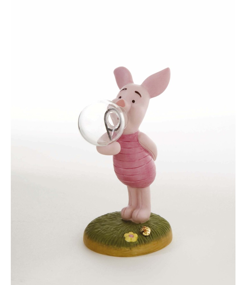 A bubble is like wrapping paper for wishes: piglet