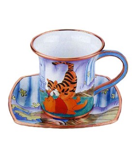 Cup and saucer: Friends put a bounce in your heart
